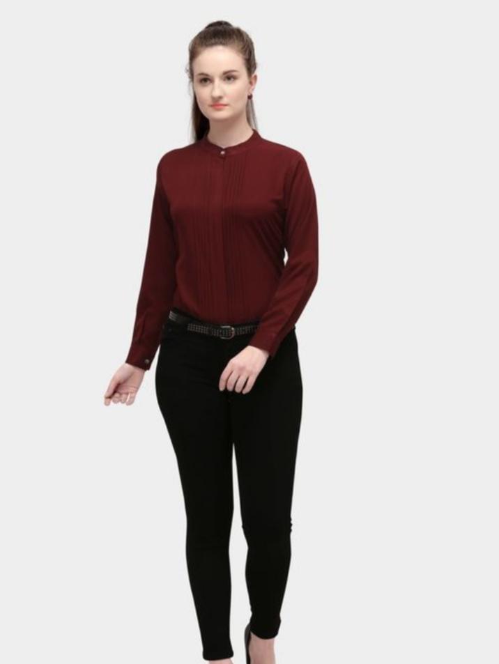 red cotton shirt - 18056081 - Zoom Image - 0