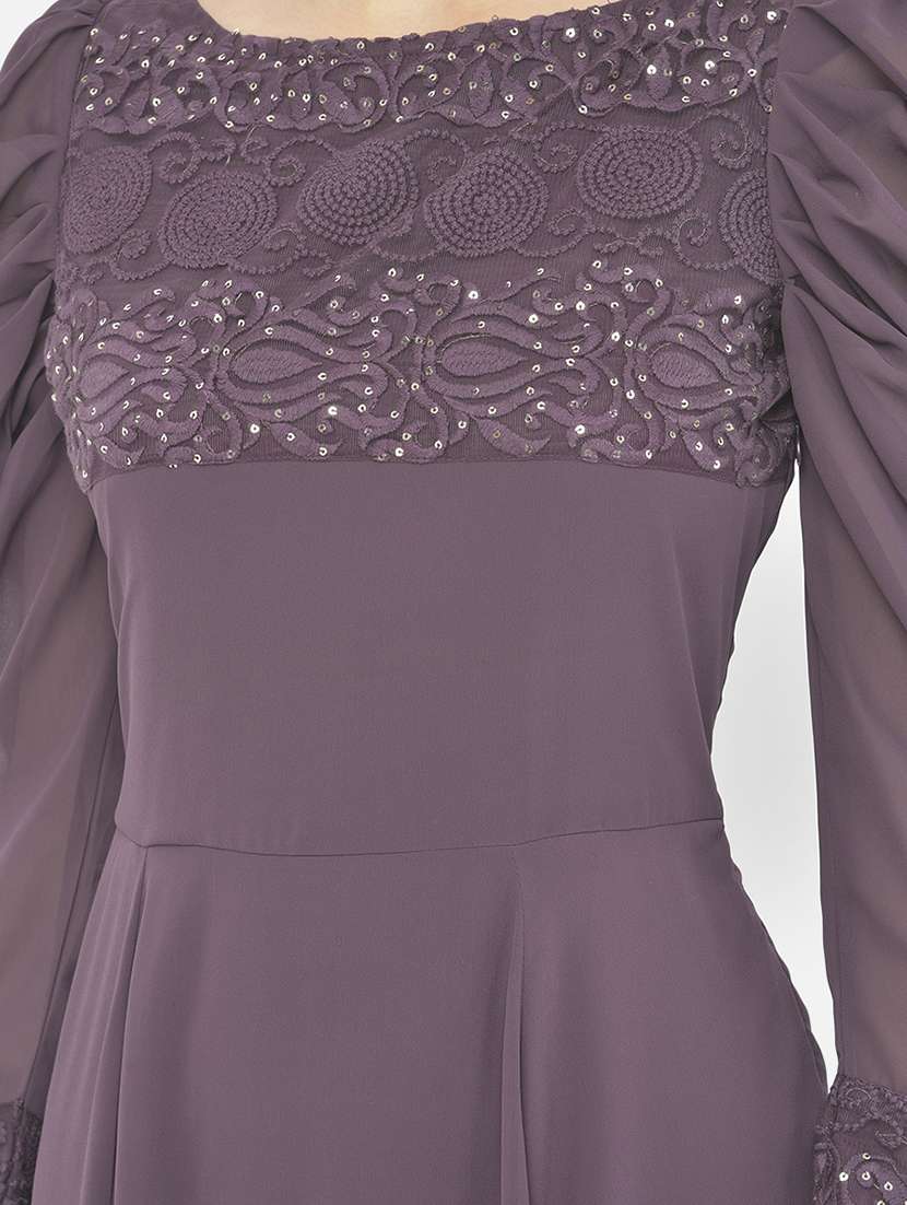 women's fit & flare typography dress - 18056471 -  Standard Image - 3