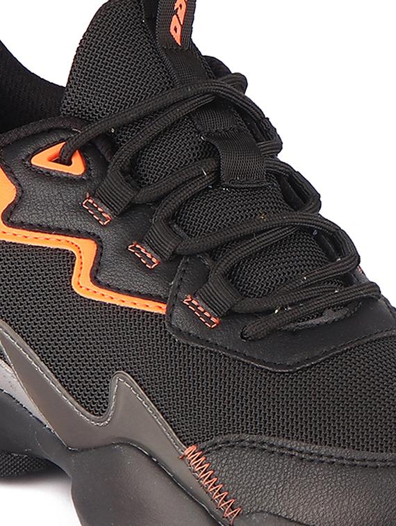 black lace up sport shoe - 18056822 - Standard Image - 5