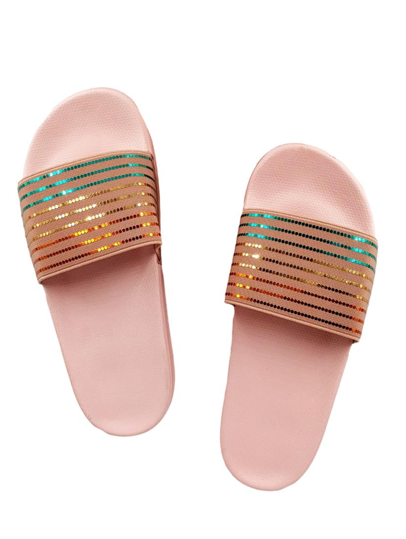 pink slip on flip flop - 18058307 - Zoom Image - 0