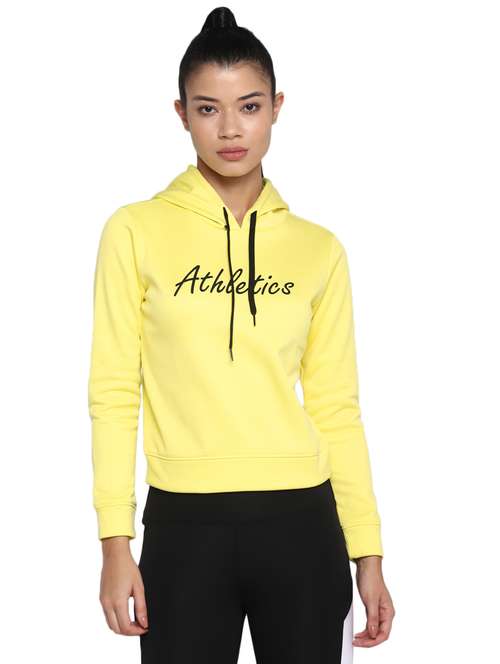 yellow printedsweatshirt - 18058401 - Standard Image - 0