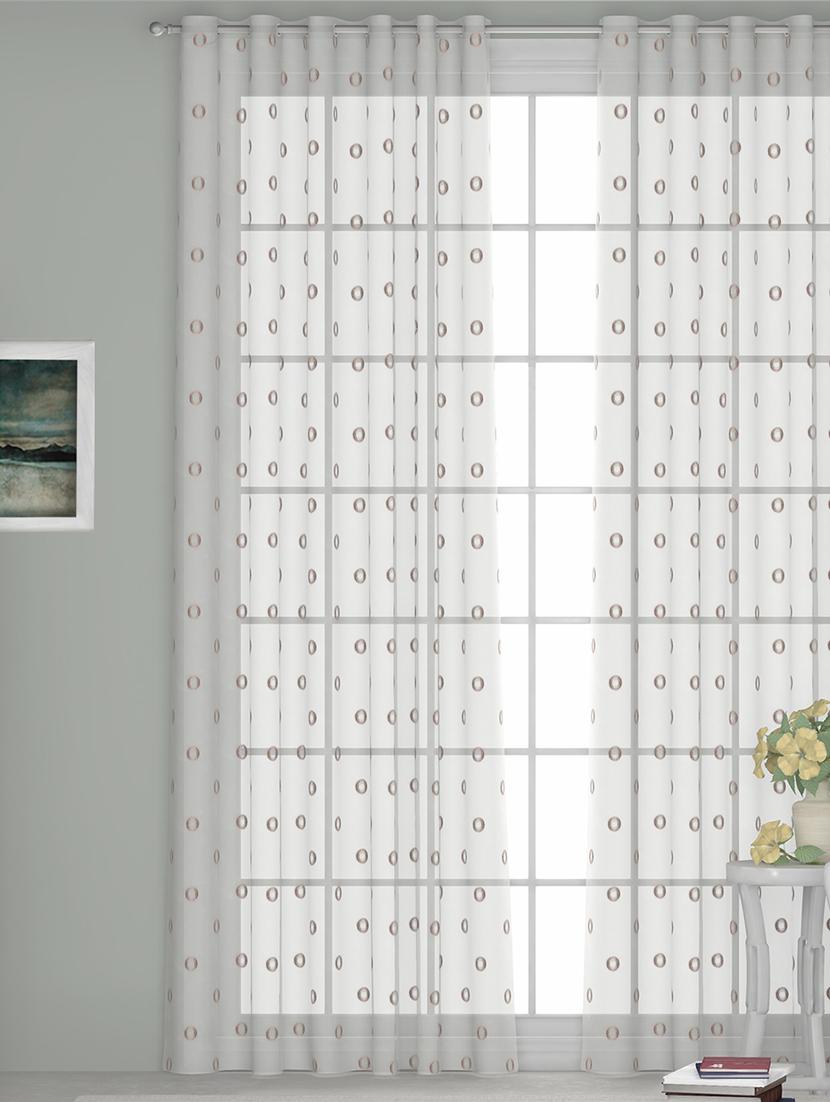 gm 7 feet abstract grommet single sheer door curtain panel - 18058687 - Zoom Image - 0