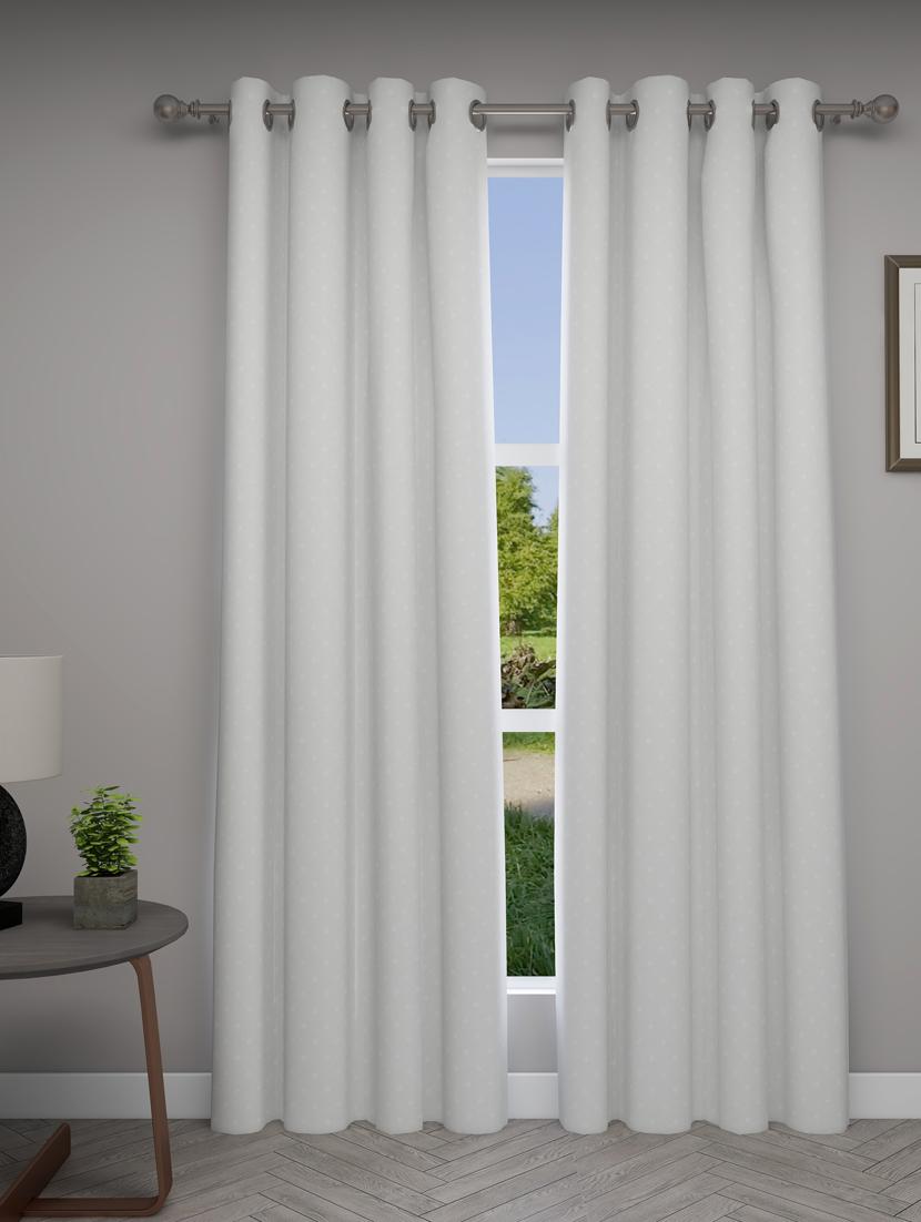 gm 7 feet abstract grommet semi-sheer door curtain panel (set of 2) - 18058760 - Zoom Image - 0