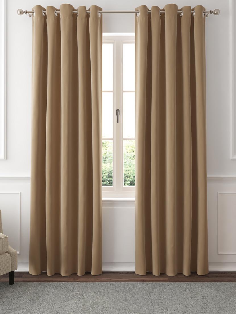 gm 7 feet textures grommet blackout door curtain panel (set of 2) - 18058784 -  Zoom Image - 0
