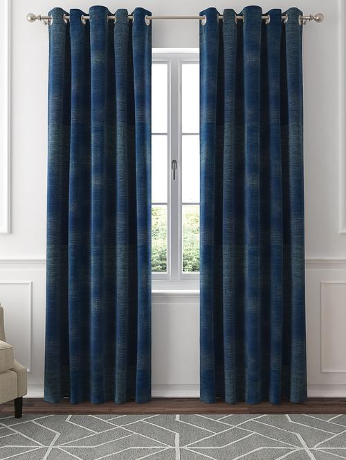 gm 7 feet textures grommet blackout door curtain panel (set of 2) - 18058785 -  Standard Image - 0