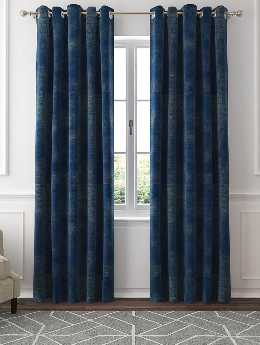 gm 7 feet textures grommet blackout door curtain panel (set of 2) - 18058785 -  Zoom Image - 0