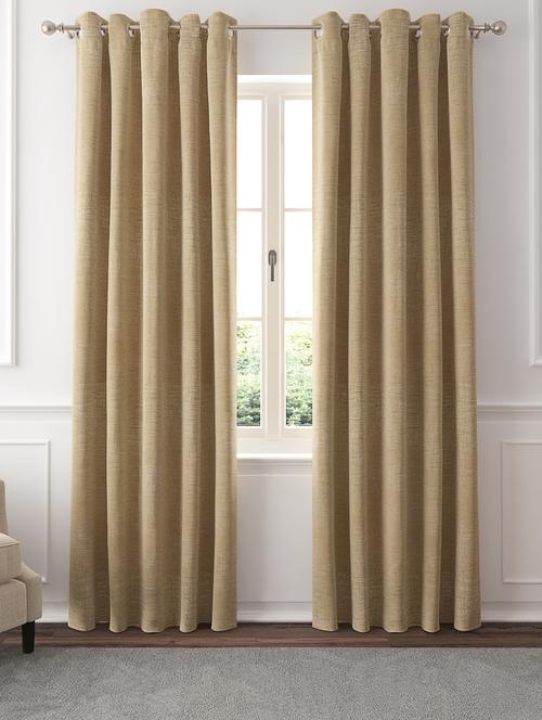 gm 7 feet textures grommet blackout door curtain panel (set of 2) - 18058786 -  Standard Image - 0
