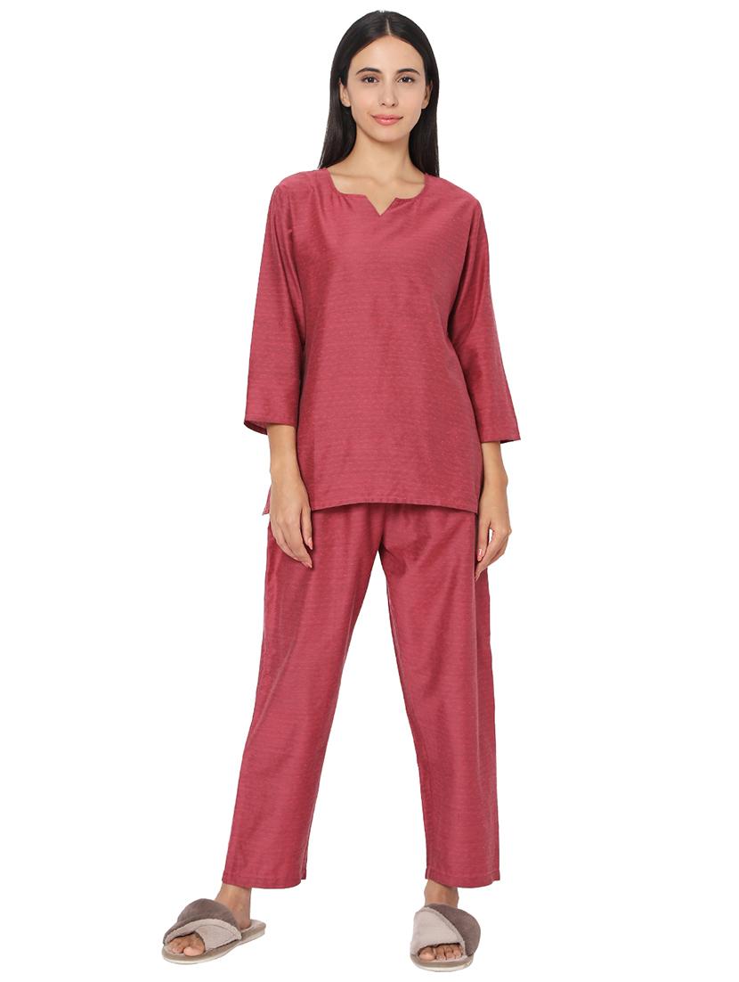 self design nightwear pyjama set - 18059970 -  Zoom Image - 0
