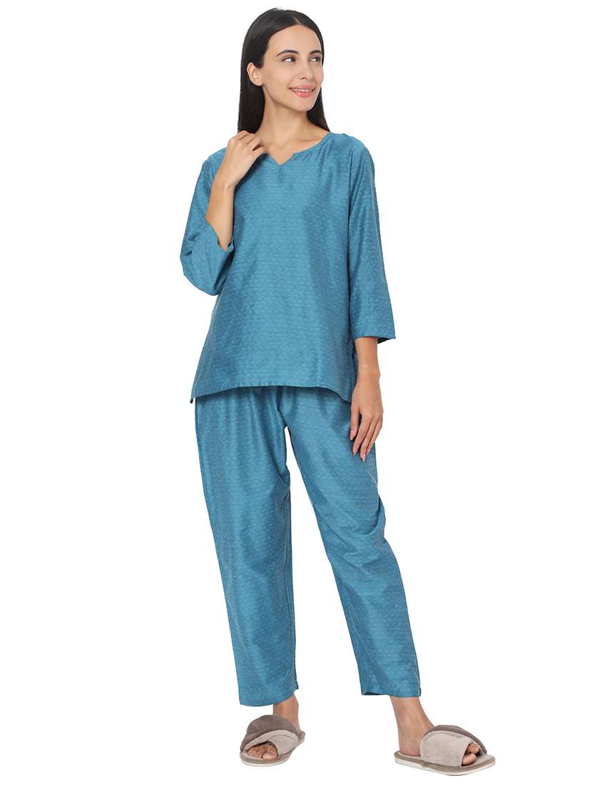 self design nightwear pyjama set