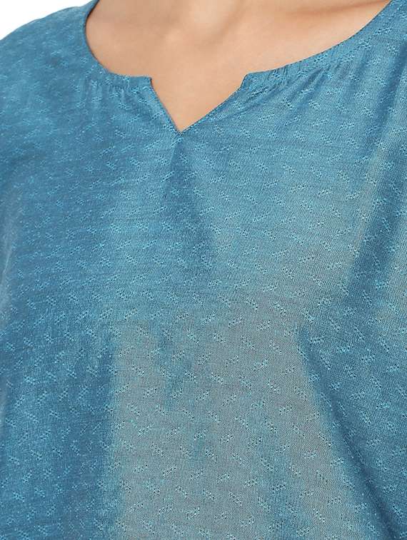 self design nightwear pyjama set - 18059971 -  Standard Image - 3