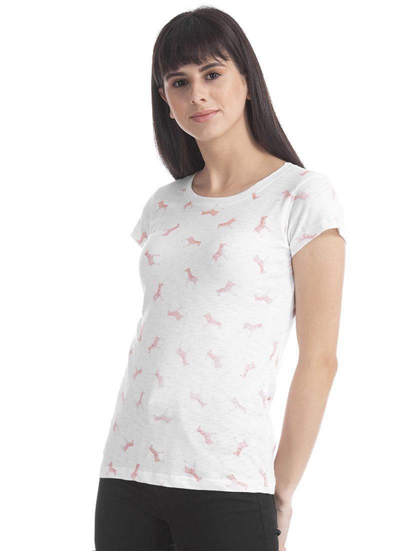 red cotton regular tshirt - 18064023 - Zoom Image - 0