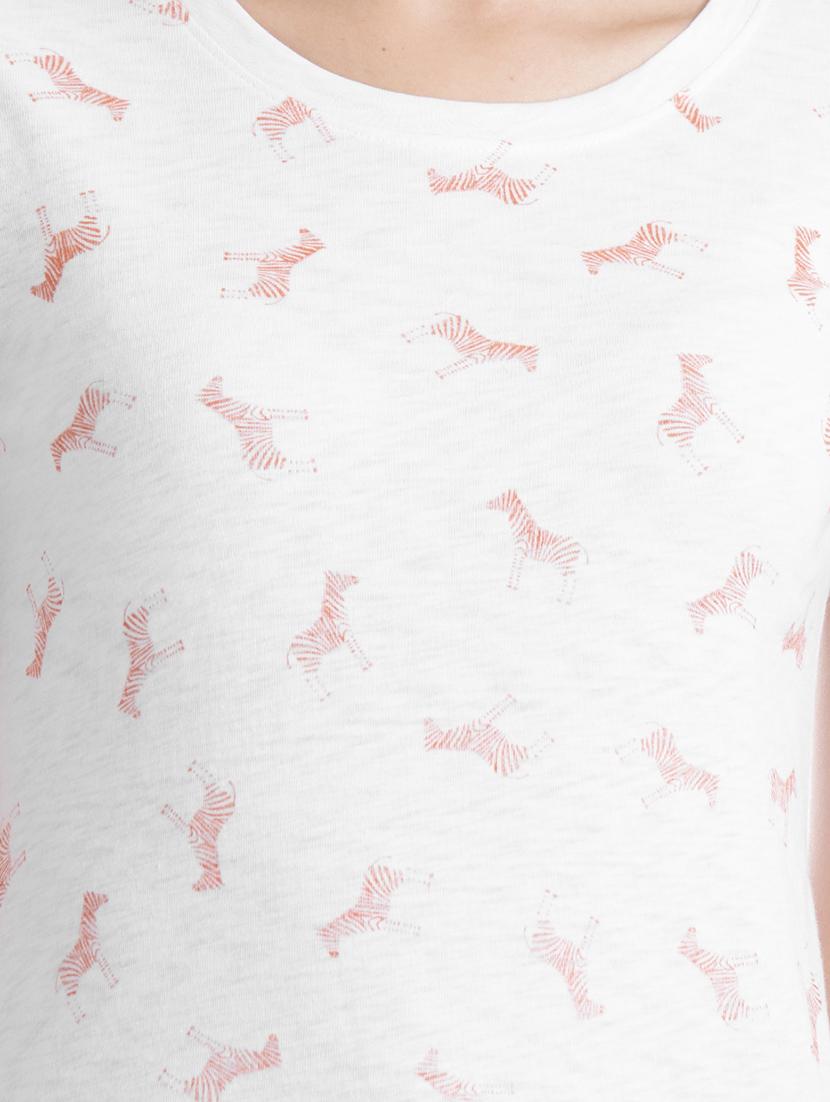 red cotton regular tshirt - 18064023 - Standard Image - 3