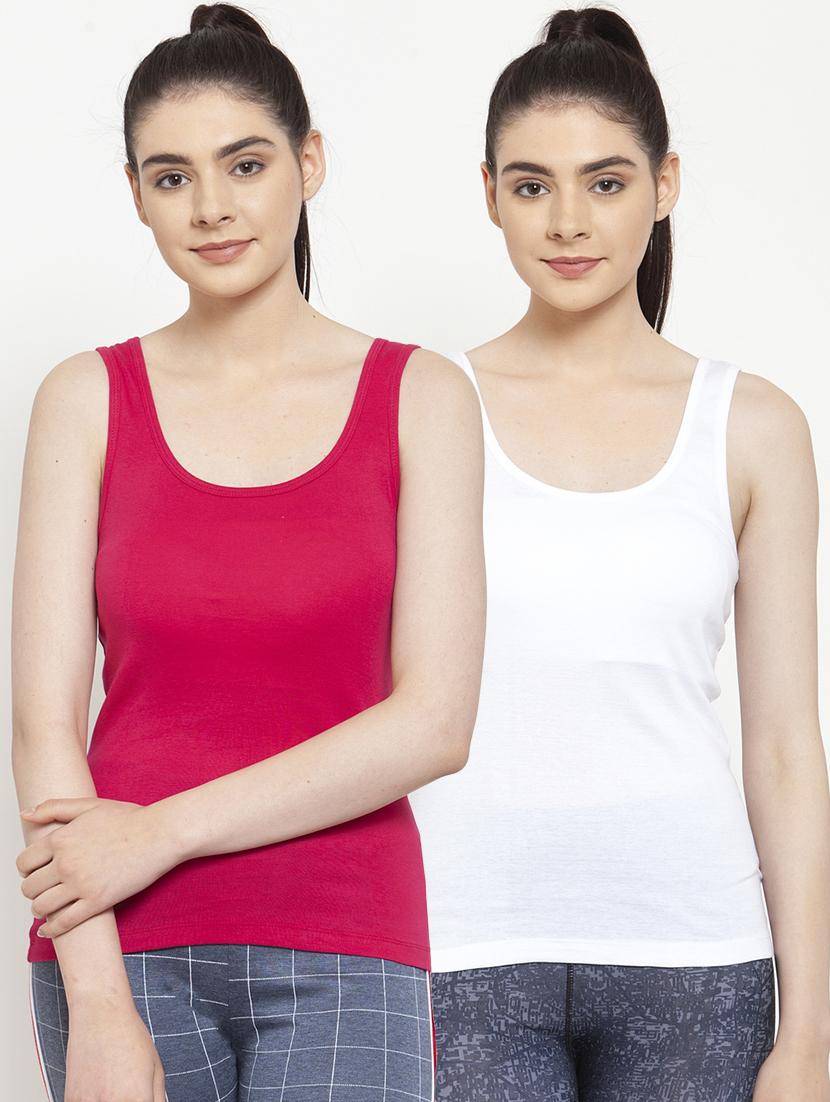 set of 2 solid camisole - 18066609 -  Zoom Image - 0