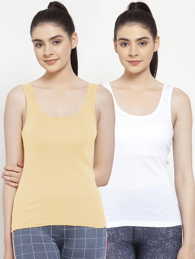 set of 2 solid camisole - 18066611 - Zoom Image - 0