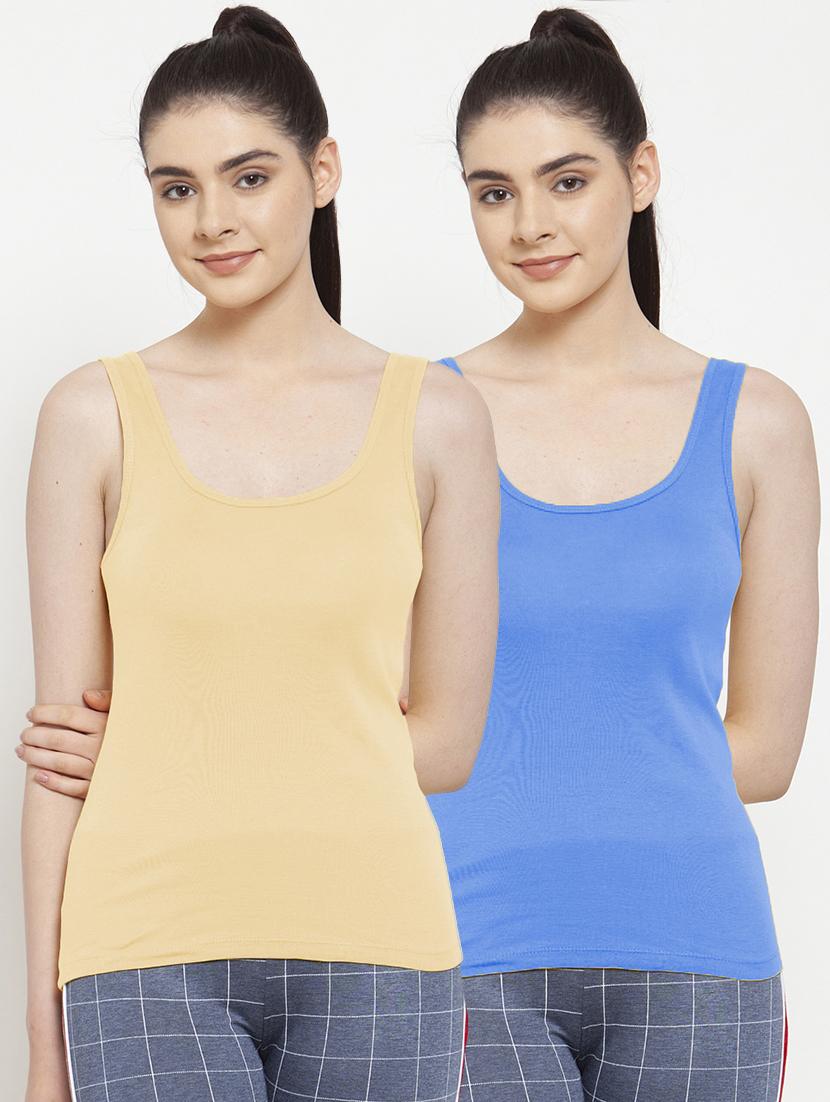 set of 2 solid camisole - 18066693 -  Zoom Image - 0