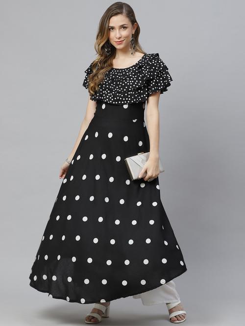 women's flared kurta - 18067446 - Standard Image - 0