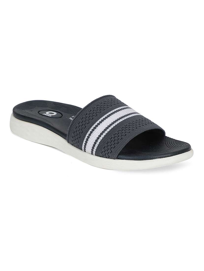 grey slides flip flop