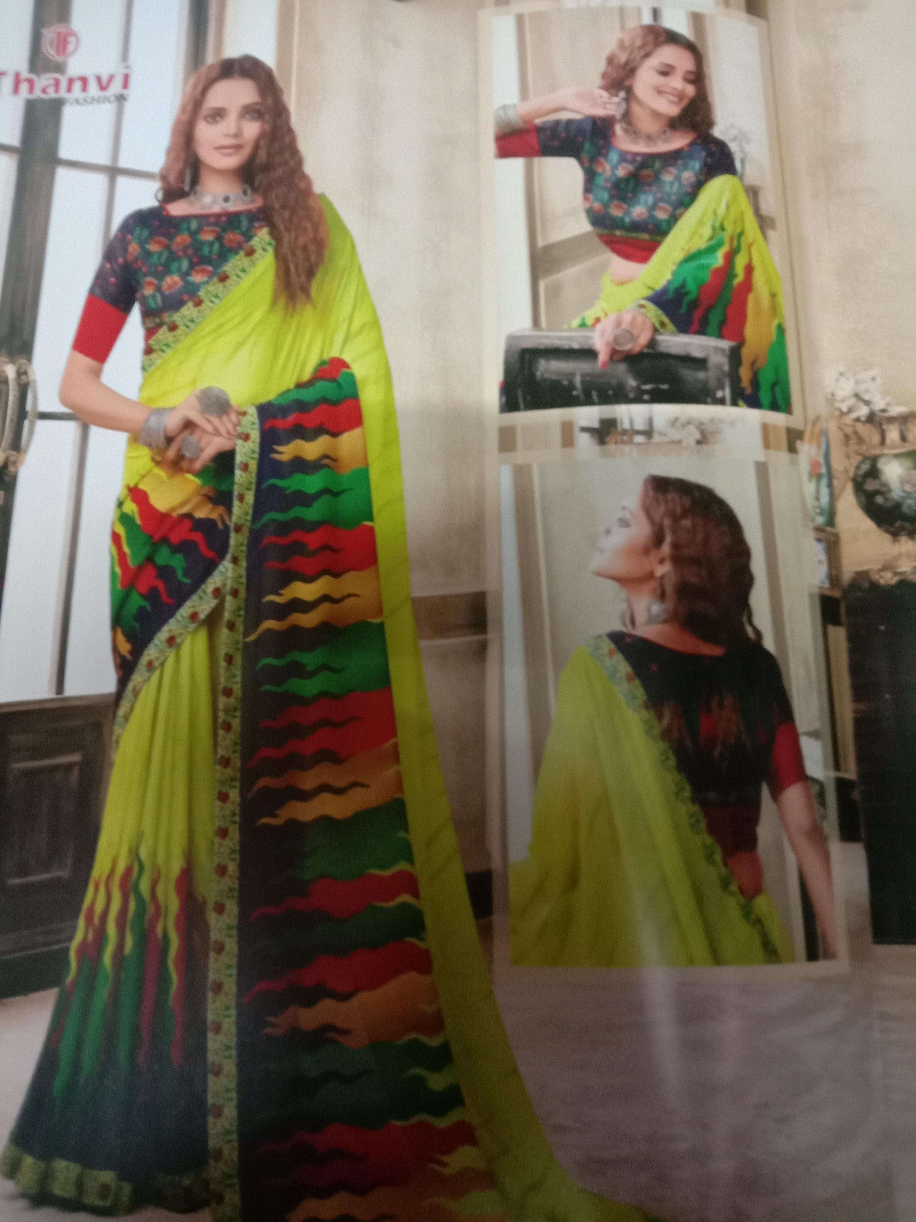 sarees in the silk  - 18068263 -  Zoom Image - 0