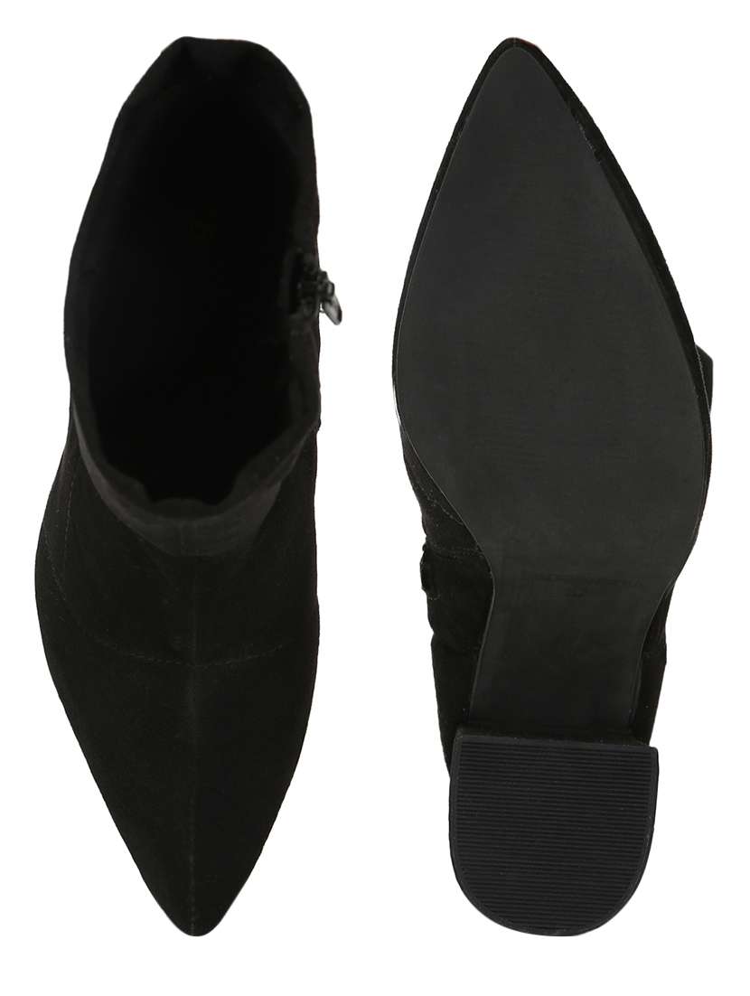 black suede calf  boots - 18076003 -  Standard Image - 3