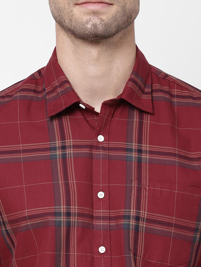 mens checks casual shirt - 18076517 - Standard Image - 3
