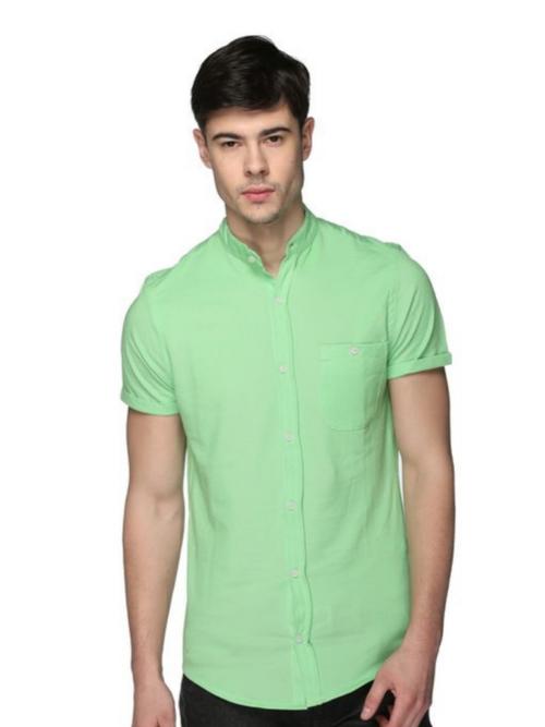 green cotton shirt - 18076576 - Standard Image - 0