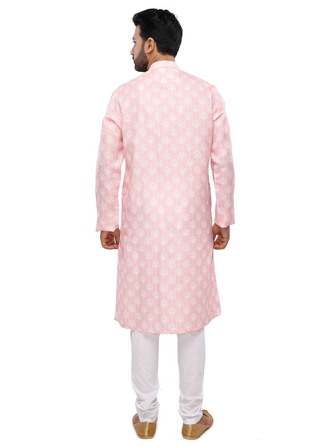 printed kurta pyjama ethnic wear set - 18076649 - Standard Image - 3