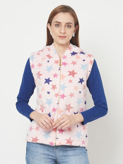 hooded neck printed sweatshirt - 18076865 - Standard Image - 0