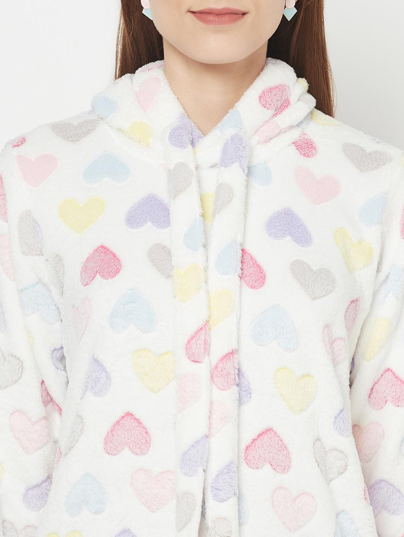 hooded neck printed sweatshirt - 18076866 - Standard Image - 5