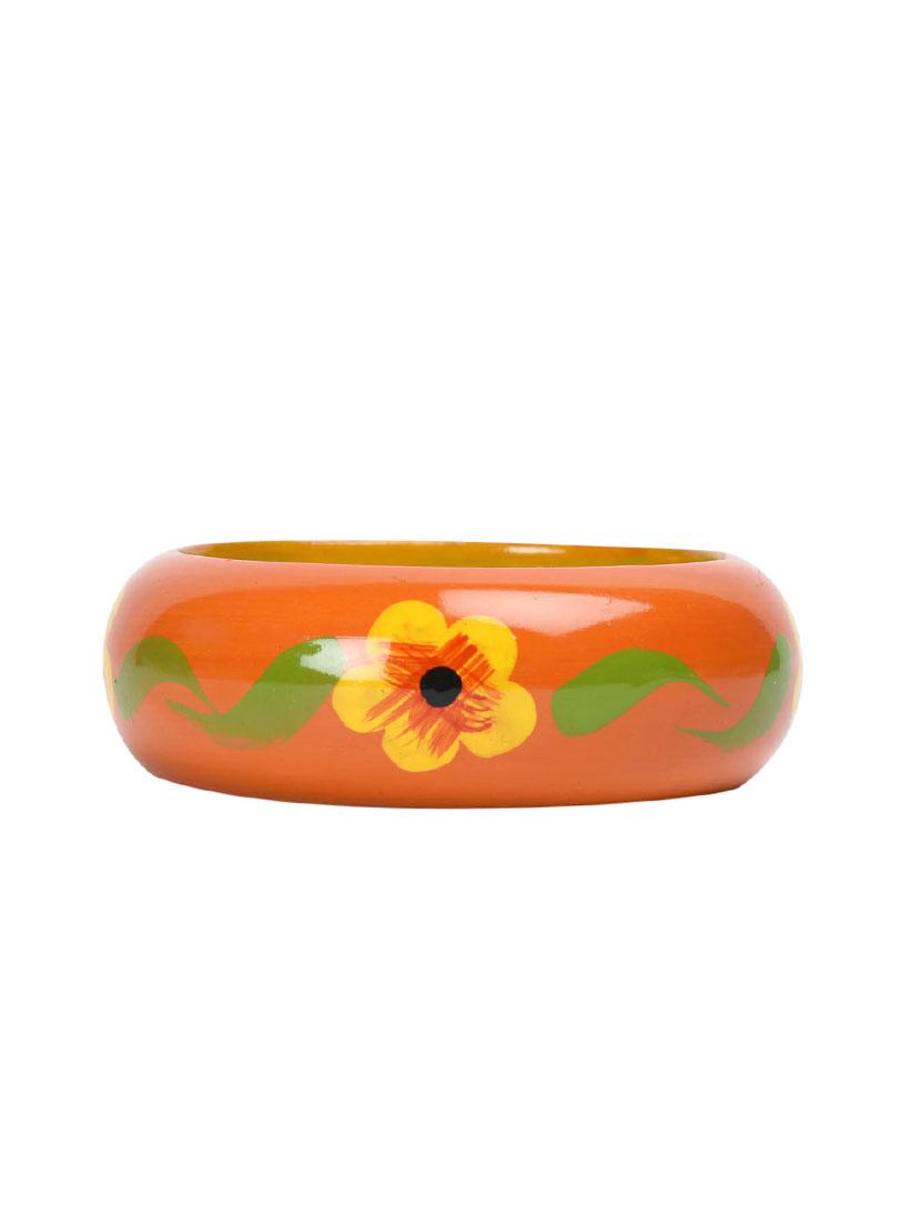 multi colored wood bangle - 18077969 - Zoom Image - 0