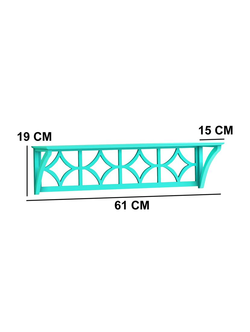 home sparkle diamond floating mdf wall shelf (blue) - 18078267 - Standard Image - 3