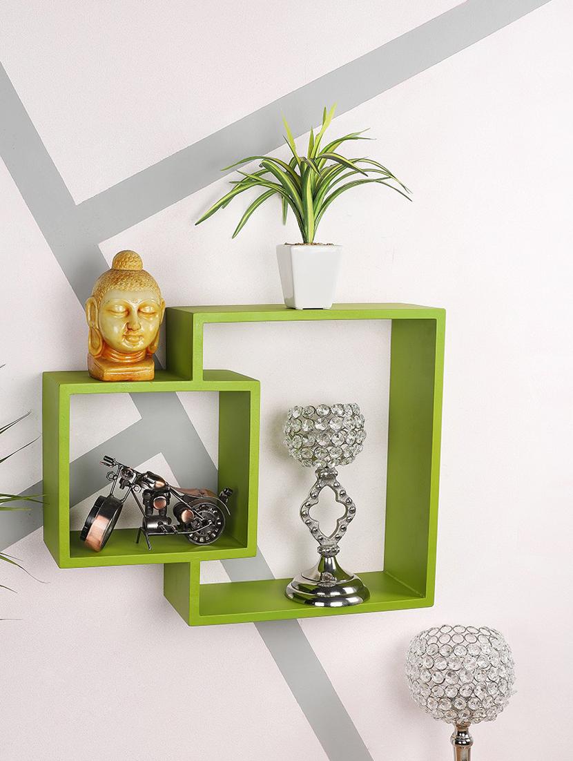 home sparkle wall mount floating wall shelves rack display bed room, living room, office, restaurant, home décor (black) - 18078283 -  Zoom Image - 0