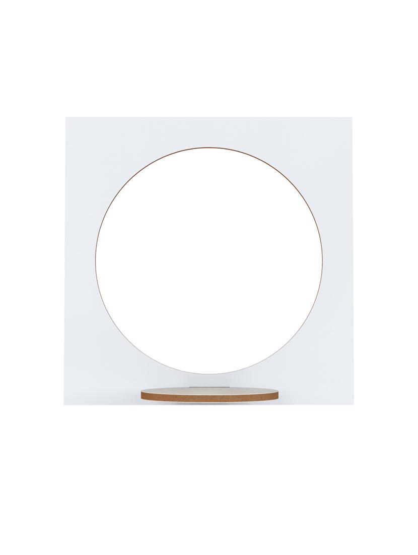 home sparkle mdf four round shelves rack | wall mounted floating shelves (dark brown) - 18078302 - Standard Image - 3