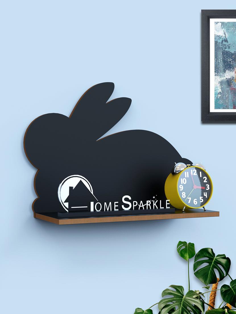 home sparkle rabbit shaped wall shelf mdf wall shelf rack wall mounted floating shelves - 18078309 -  Zoom Image - 0