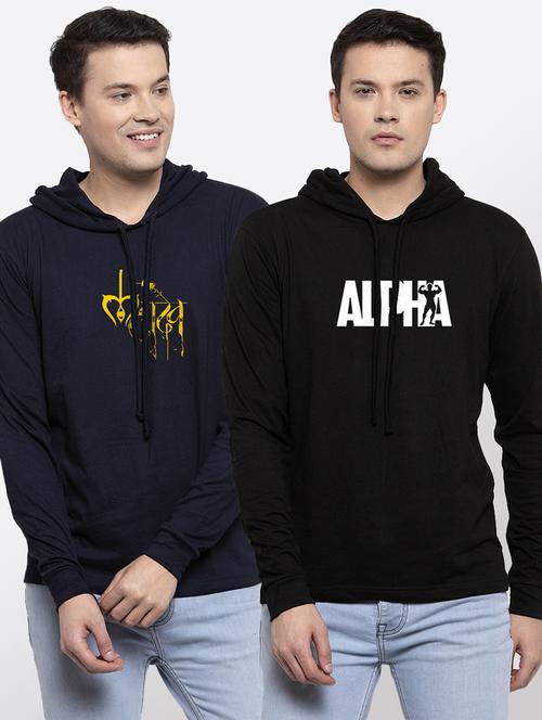 set of 2 chest printed t-shirt - 18079152 -  Standard Image - 0