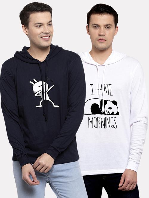 set of 2 chest printed t-shirt - 18079195 - Standard Image - 0