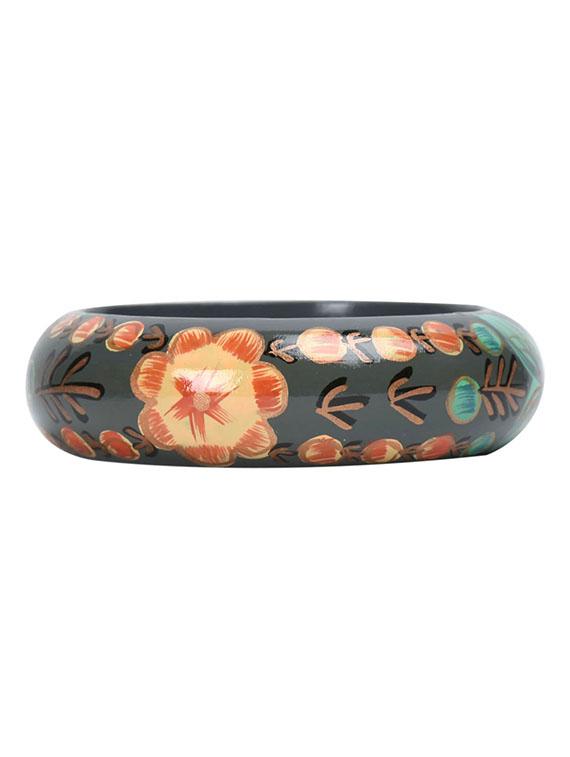 multi colored wood bangle - 18079535 - Zoom Image - 0
