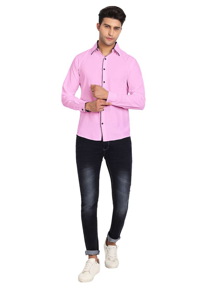 Mens Solid Casual Shirt - 18079857 -  Standard Image - 3