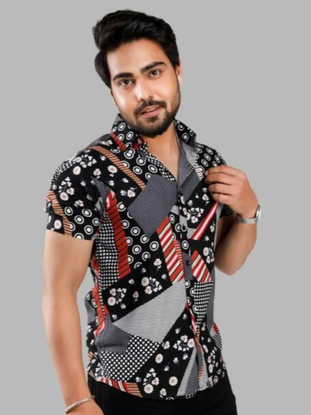 grey cotton shirt - 18080129 - Zoom Image - 0