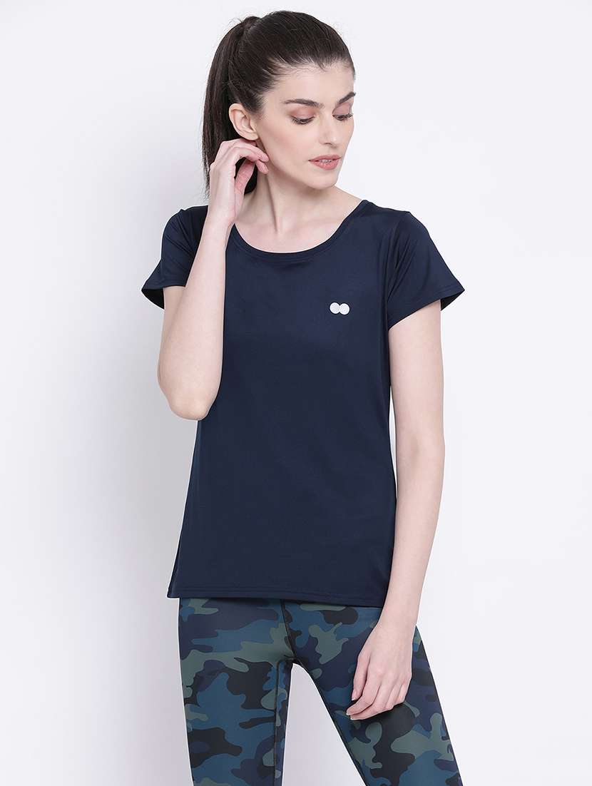women's plain round neck t-shirt