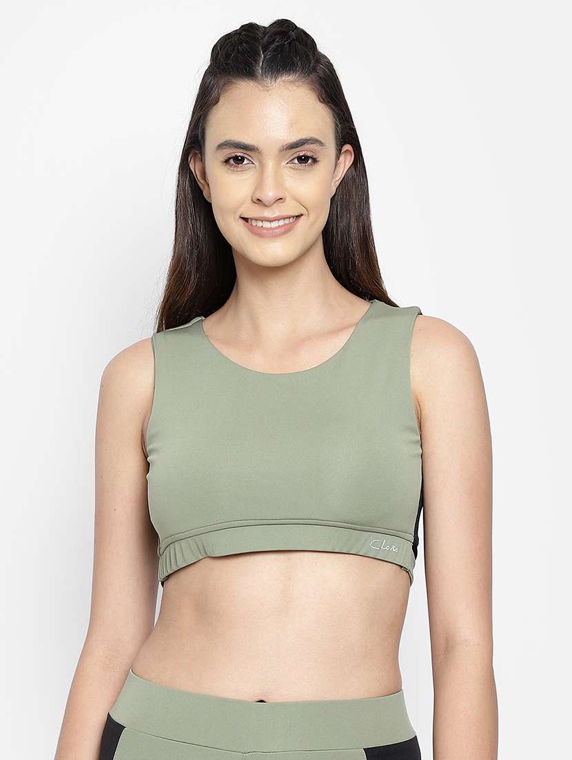 women's crop round neck top