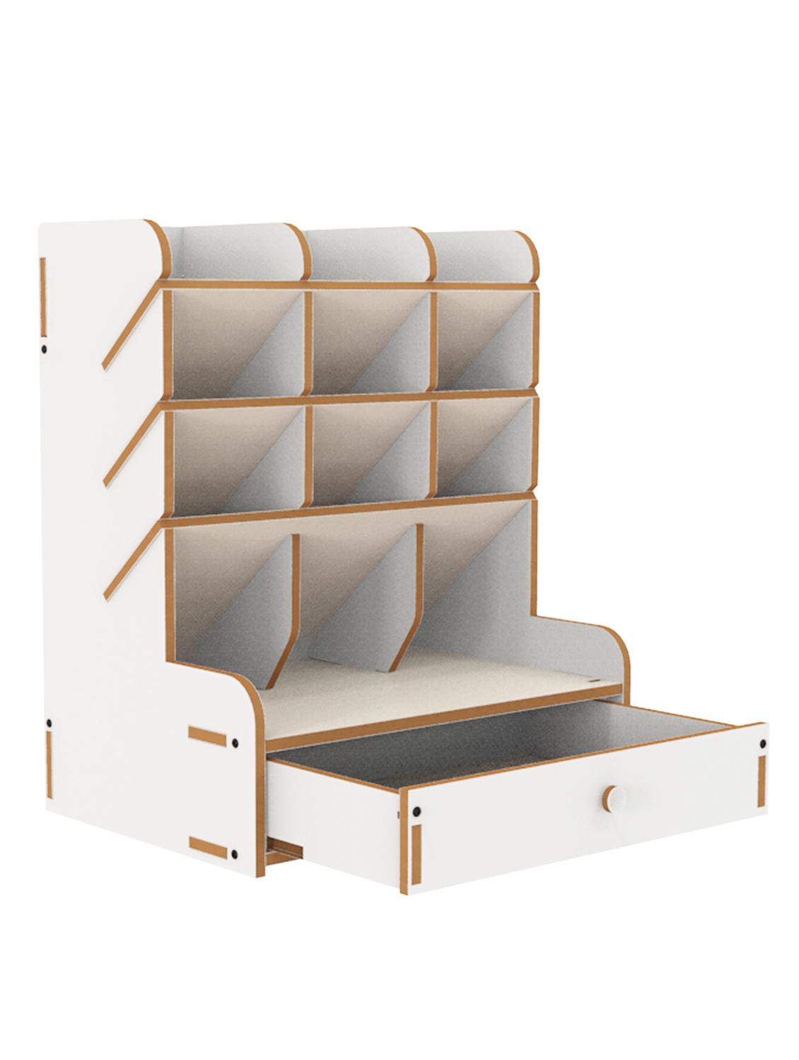 home sparkle engineered wood table organiser - 18080971 - Standard Image - 3