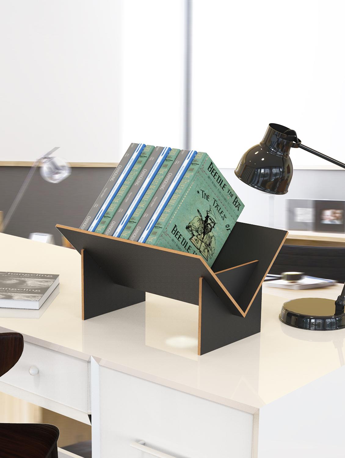 home sparkle engineered wood book stand / organiser - 18080974 -  Zoom Image - 0