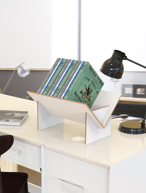 home sparkle engineered wood book stand / organiser - 18080975 -  Standard Image - 0