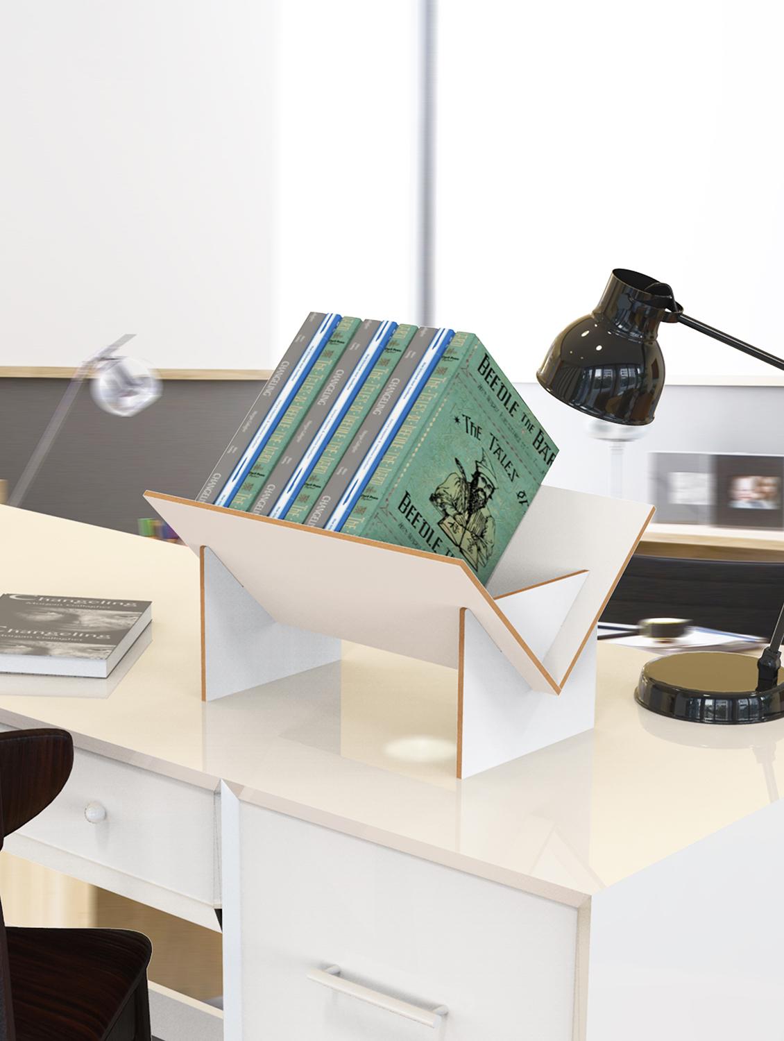 home sparkle engineered wood book stand / organiser - 18080975 -  Zoom Image - 0