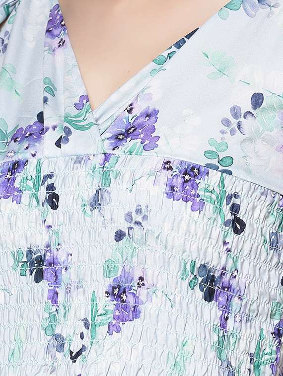 women's tiered dress floral dress - 18081113 -  Standard Image - 3