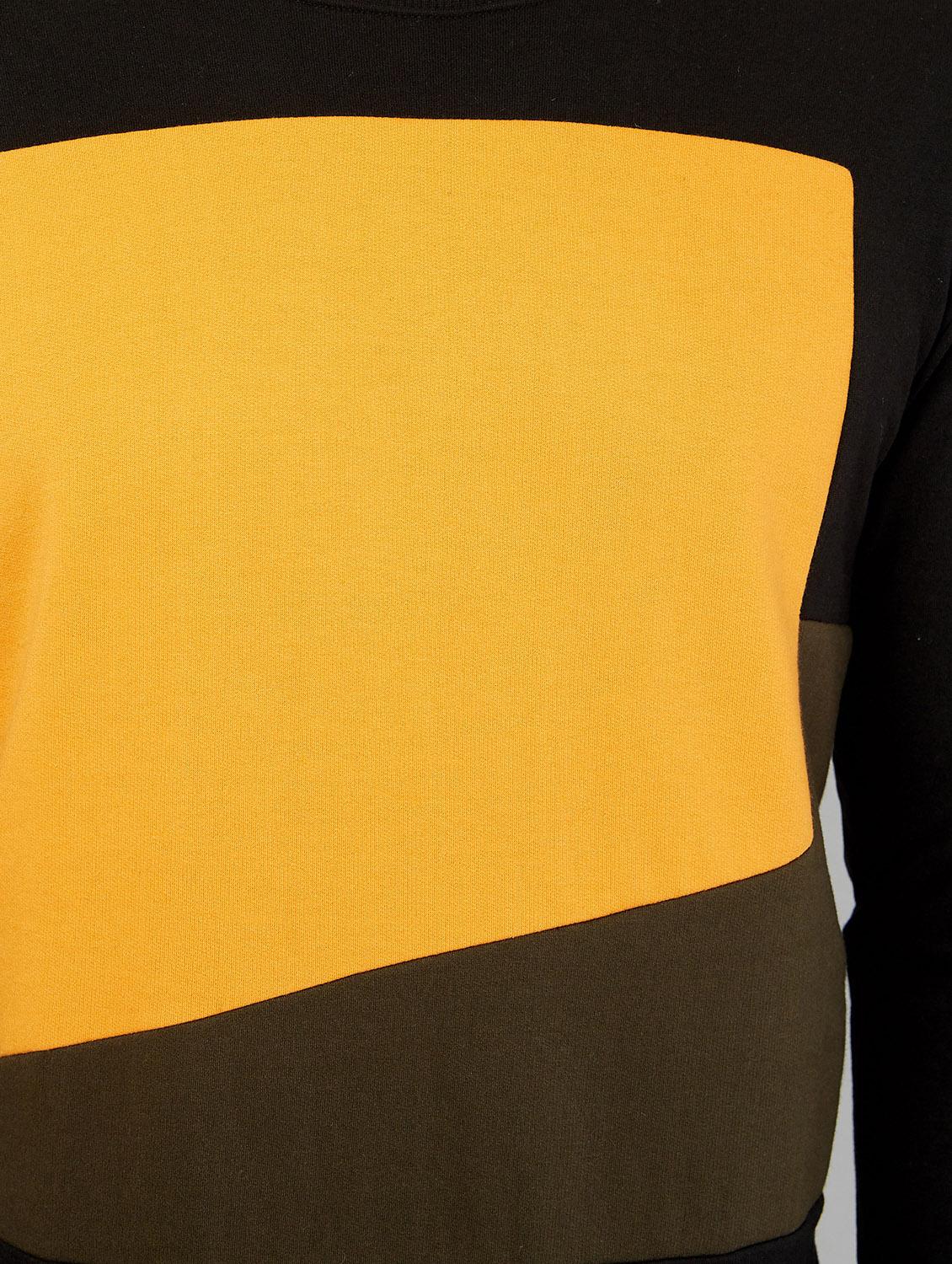 mens color block sweatshirt - 18081146 - Standard Image - 3