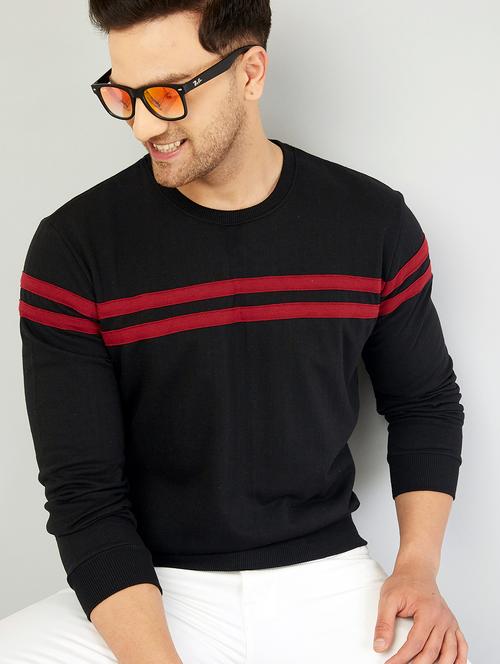 black taped sweatshirt - 18081175 - Standard Image - 0