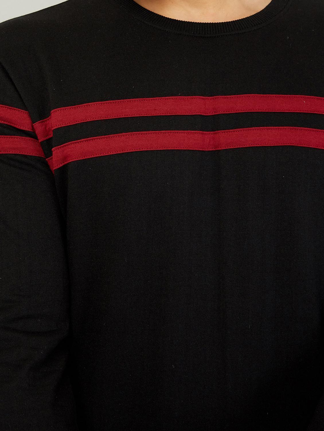 black taped sweatshirt - 18081175 - Standard Image - 3