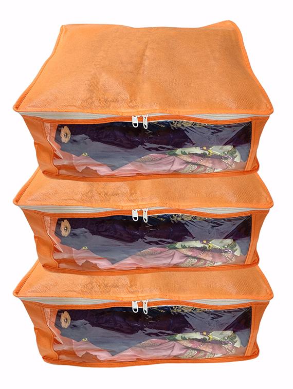 orange satin utility bag - 18081468 - Zoom Image - 0