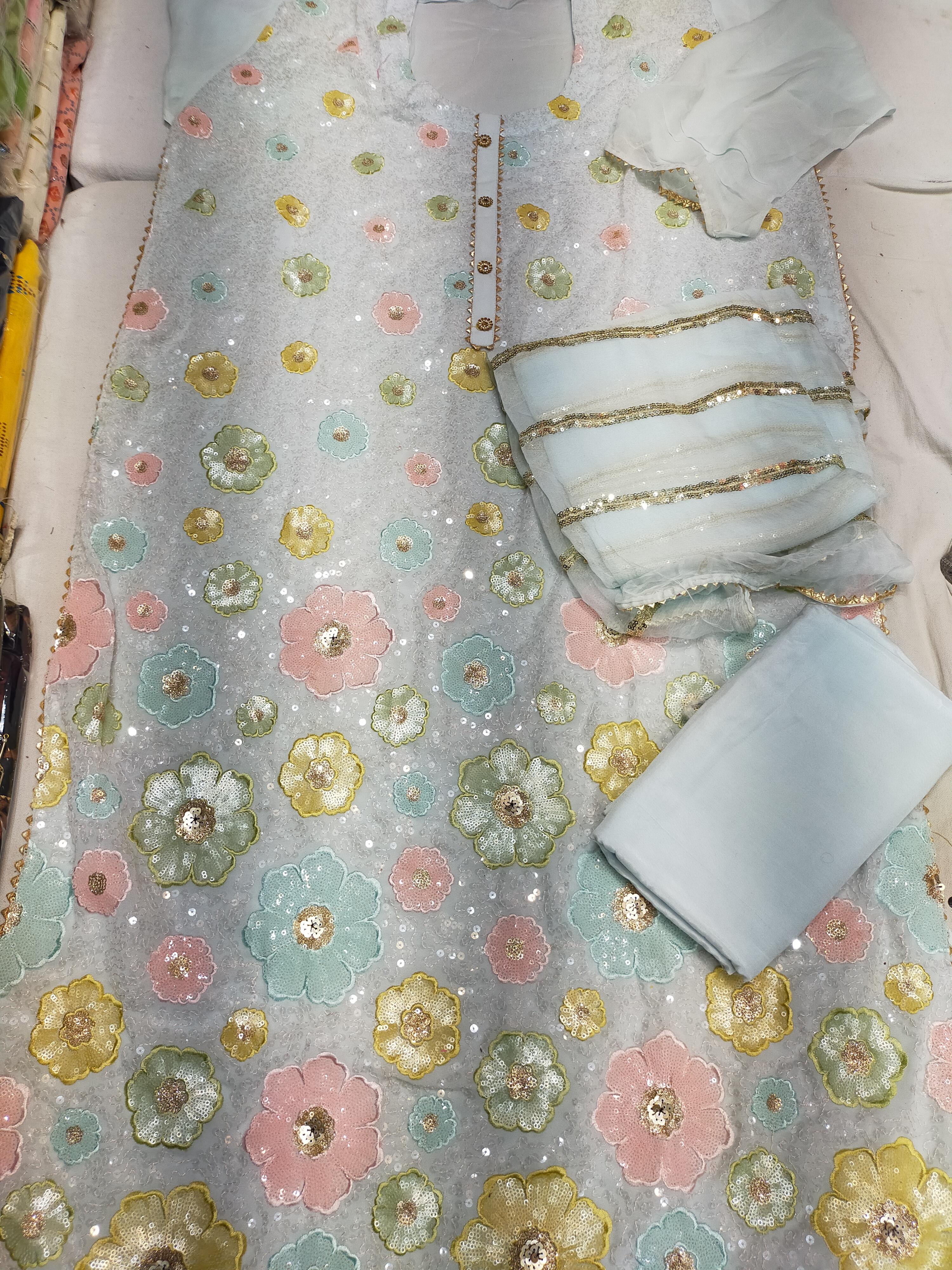 semi stitched suit - 18083182 - Zoom Image - 0